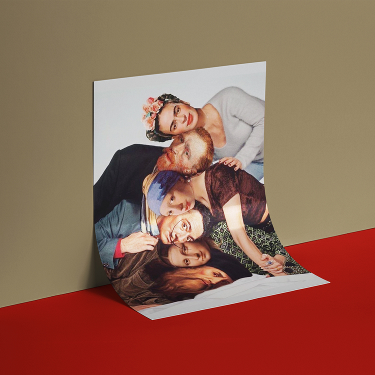 Friends ve Dönem Sanatçıları Çizim Poster