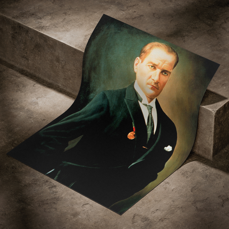 Renkli Atatürk Posteri