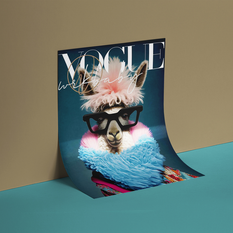 Vogue Dergi Kapağı Poster
