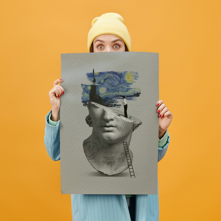 Van Gogh ve Heykel Poster