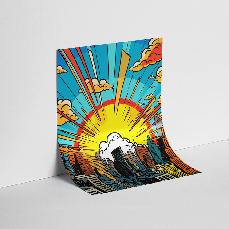 Pop Art Şehir Posteri