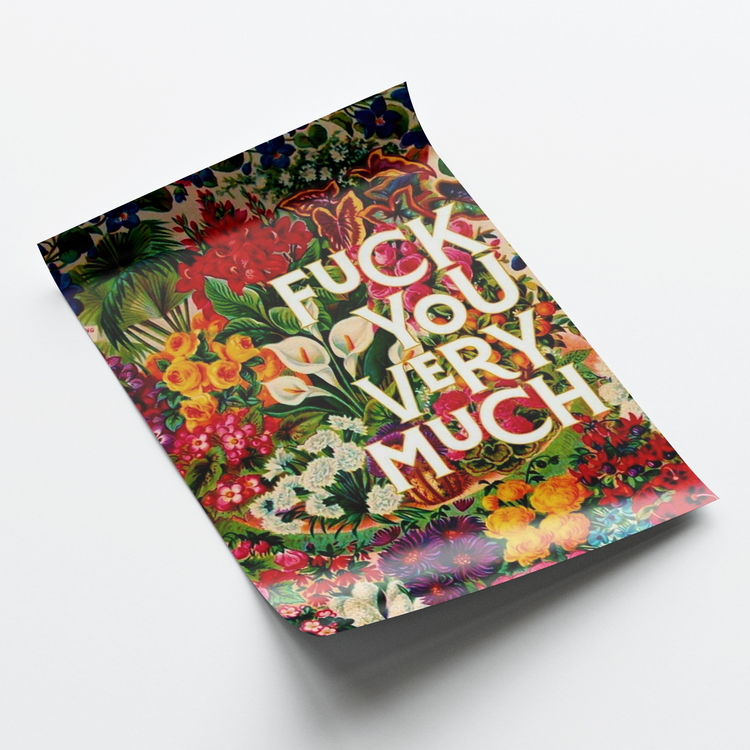 Fuck You So Much Poster