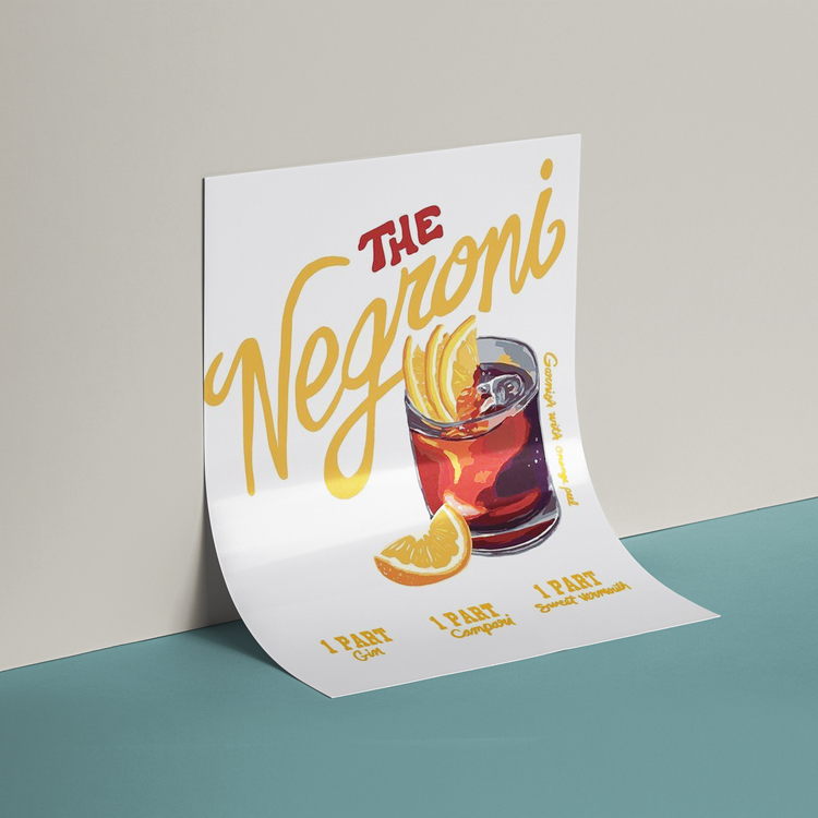 The Negroni Poster