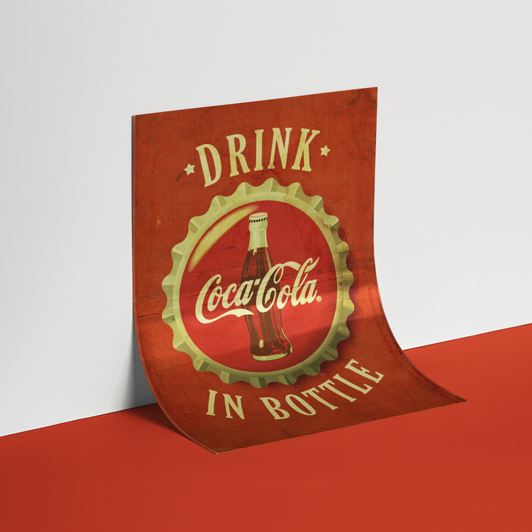 Coca Cola Vintage Poster