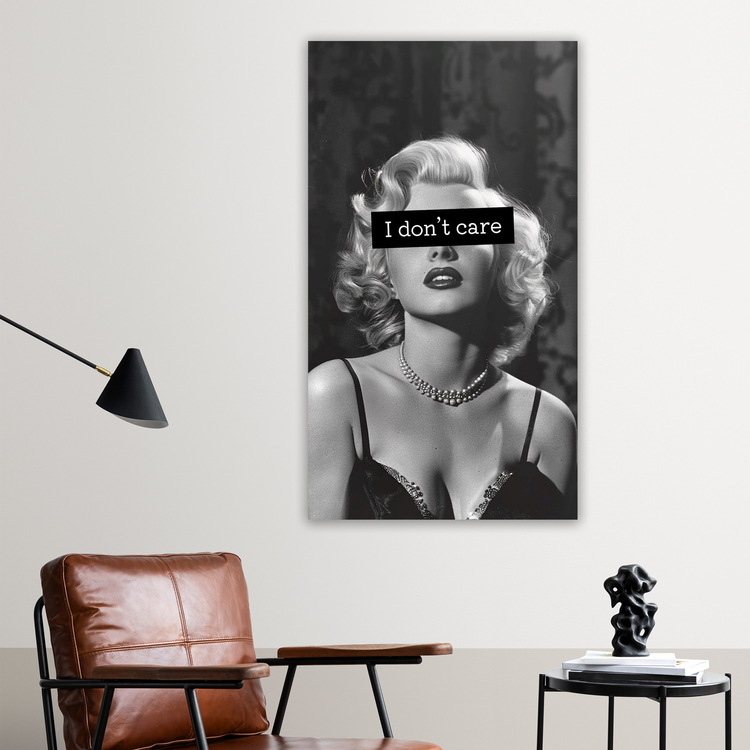 Marilyn Monroe Don't Care Poster