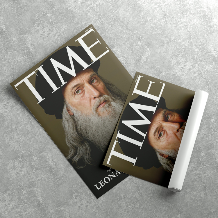 Time Leonardo Da Vinci Posteri