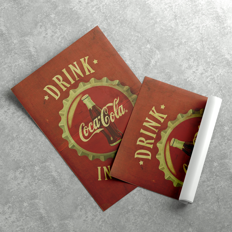 Coca Cola Vintage Poster
