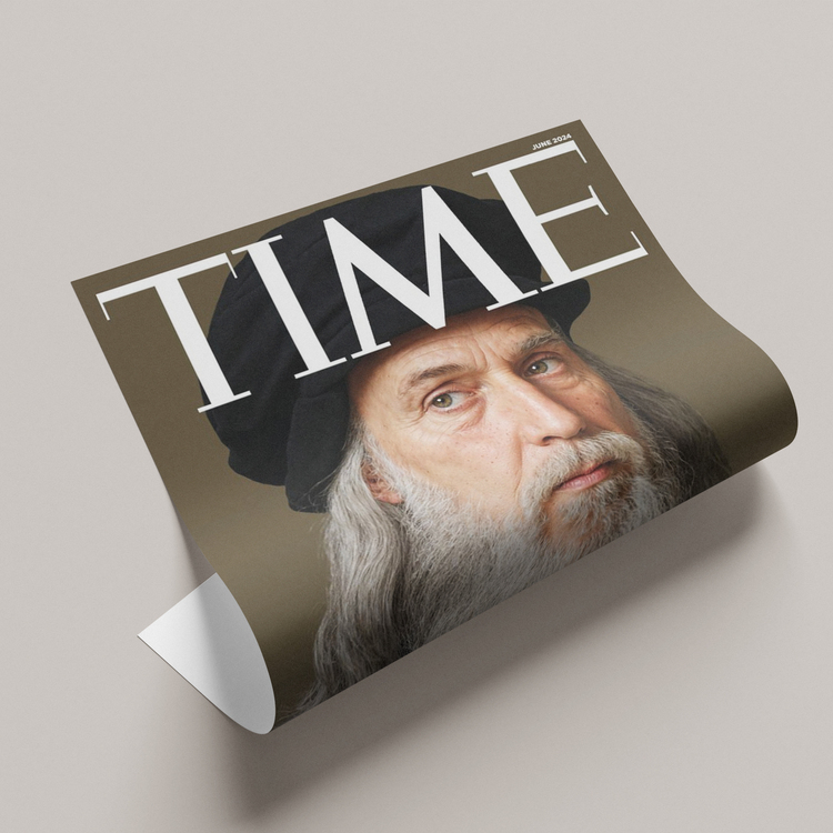 Time Leonardo Da Vinci Posteri
