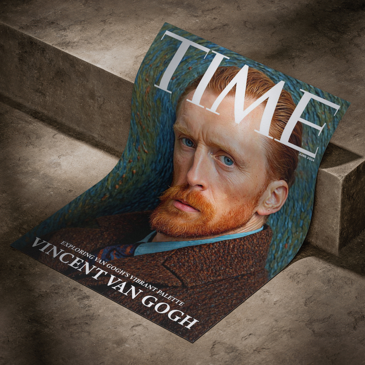 Time Dergisi Van Gogh Posteri