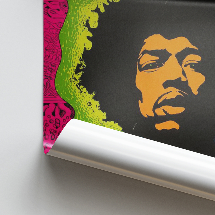 Jimi Hendrix Çizim Posteri