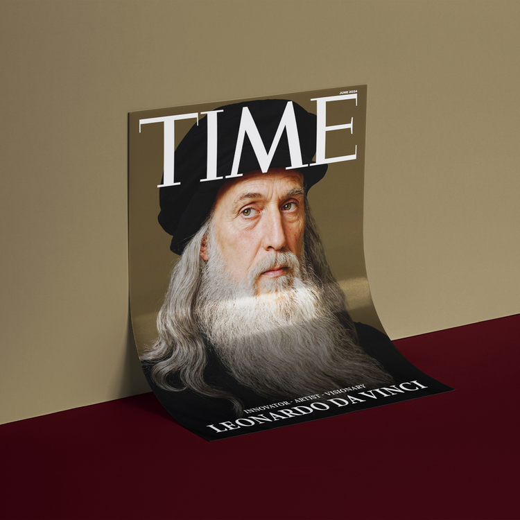 Time Leonardo Da Vinci Posteri