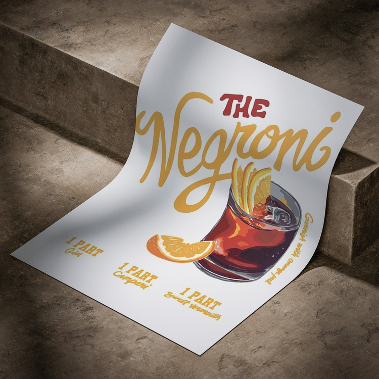 The Negroni Poster