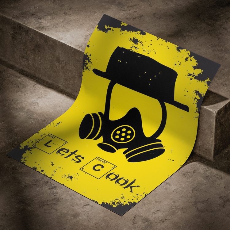 Les't Cook Breaking Bad Poster