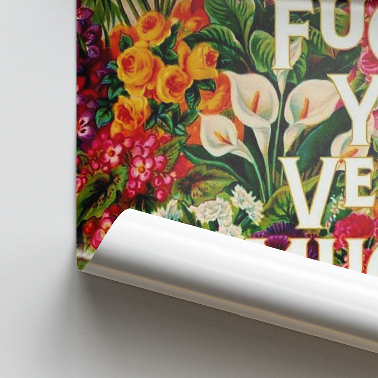 Fuck You So Much Poster