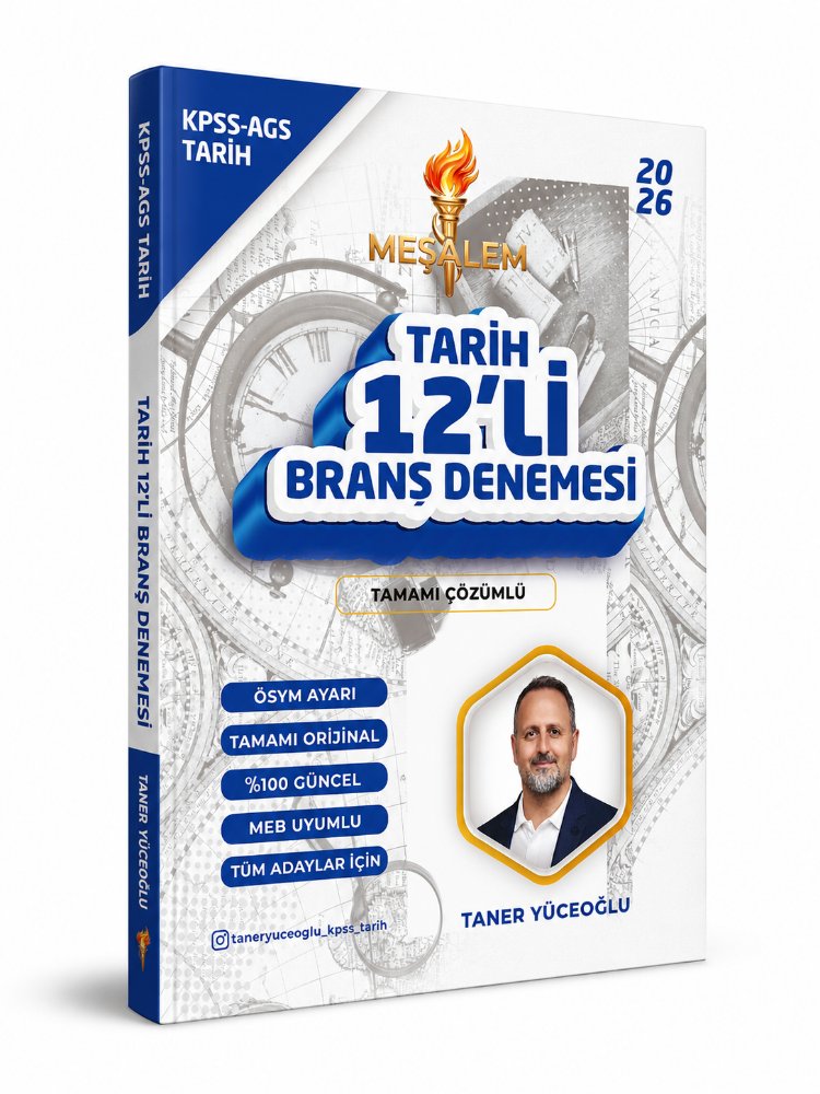 KPSS- AGS TARİH 12'Lİ BRANŞ DENEMESİ