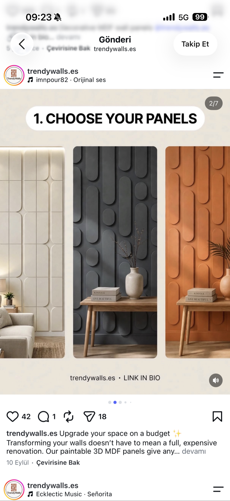 Deneme Mdf Panel (7 li paket)