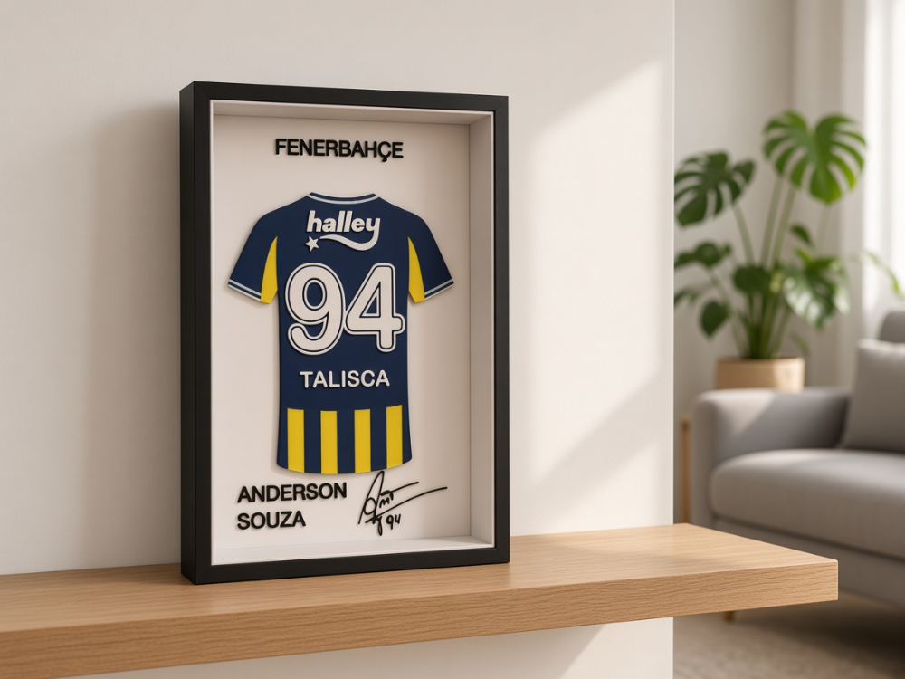 Talisca Anderson Souza - Fenerbahçe SK - İmzalı Forma Çerçevesi