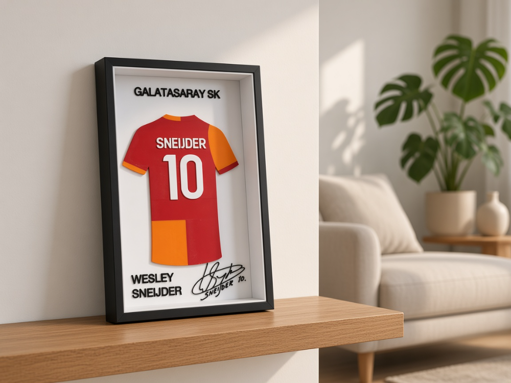 Wesley Sneijder - Galatasaray SK - İmzalı Forma Çerçevesi