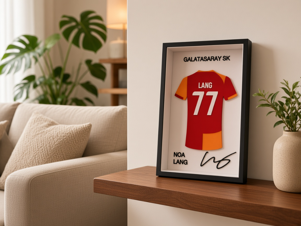 Noa Lang - Galatasaray SK - İmzalı Forma Çerçevesi