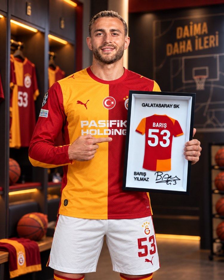 Osimhen, Leão, Sané, Barış Alper - Galatasaray Yıldızları 4’lü İmzalı Set