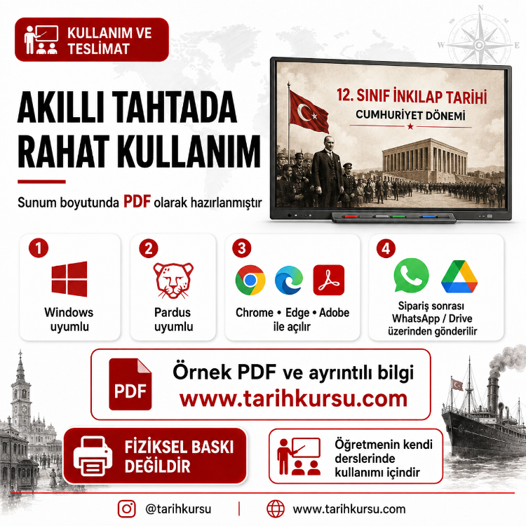 2026-2027 T.C. İnkılap Tarihi ve Atatürkçülük Öğretmen Ders Paketi