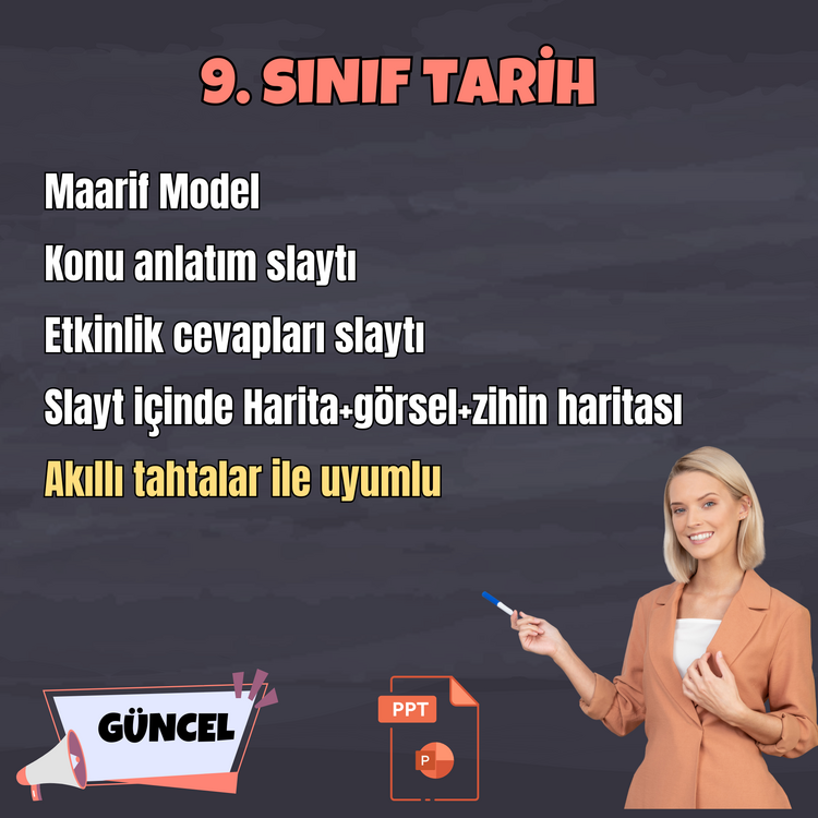 9. SINIF TARİH MAARİF MODEL