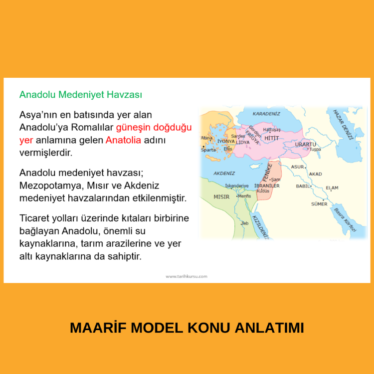 9. SINIF TARİH MAARİF MODEL