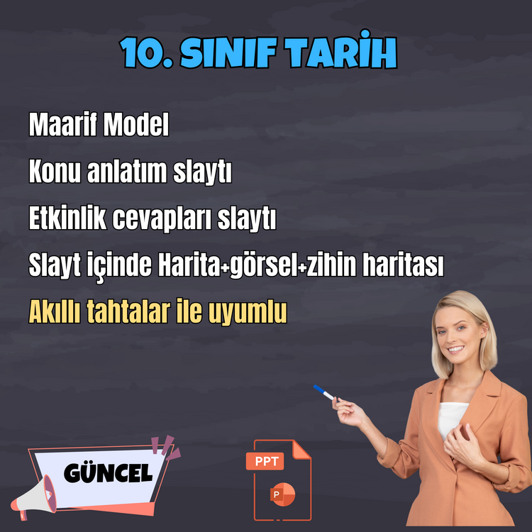 10. SINIF TARİH MAARİF MODEL