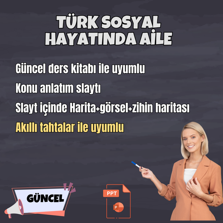 SEÇMELİ TÜRK SOSYAL HAYATINDA AİLE SLAYTI