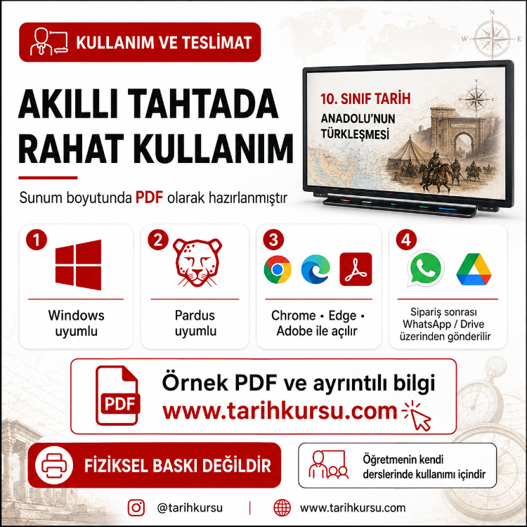 2026-2027 Maarif Model 10. Sınıf Tarih Öğretmen Ders Paketi