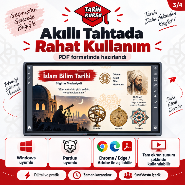 Maarif Model İslam Bilim Tarihi Öğretmen Ders Paketi | Seçmeli Ders