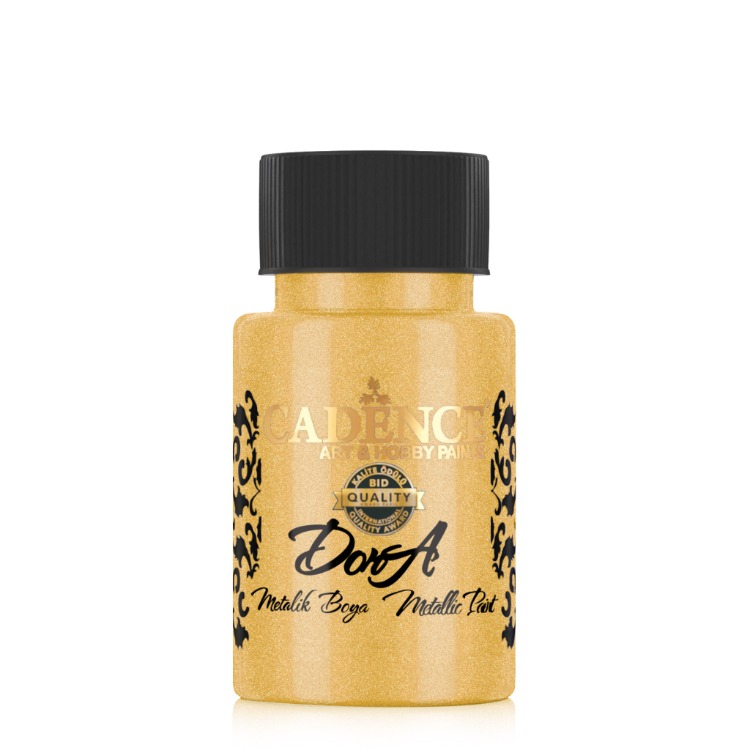 Dora Metalik Boya 122 Maya Gold 50ml – Cadence