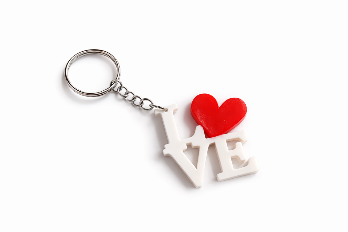 Love 3D Tasarım Anahtarlık