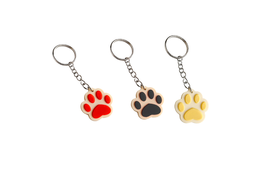 Pati Aşkı: Kedi Pençesi 3D Anahtarlık
