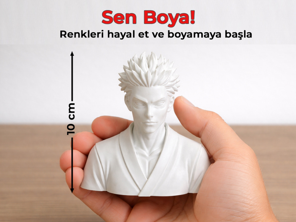 Sukuna Figür Boyama Kiti - Kendi Lanetler Kralını Yarat (Full Set)