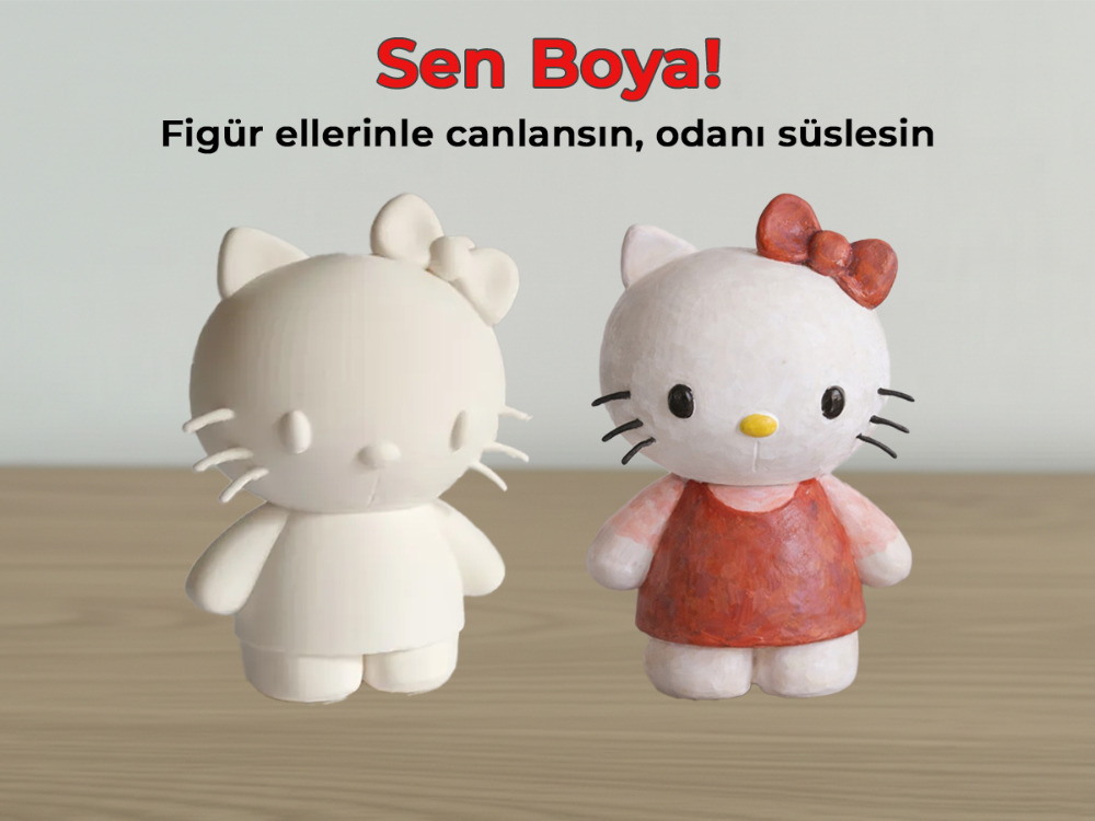 Hello Kitty DIY Hobi Seti - Kendi Sevimli Dünyanı Renklendir