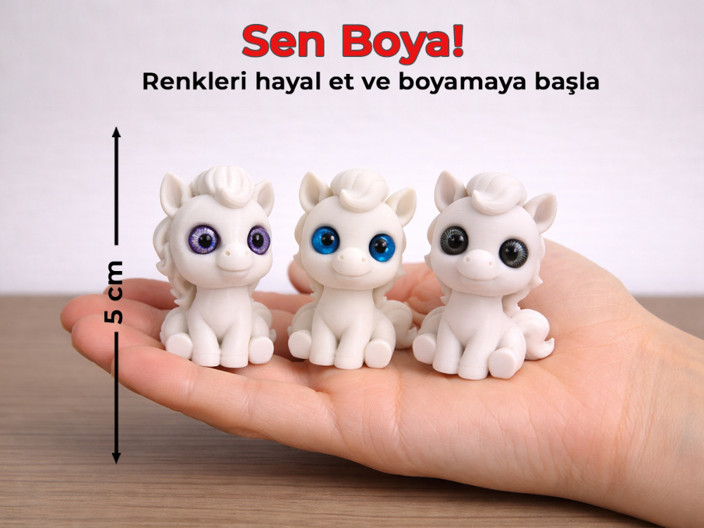 My Little Pony DIY Mini Set - 3’lü Paket & Sürpriz Göz Detaylı