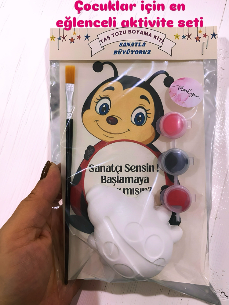 Taş tozu boyama kiti