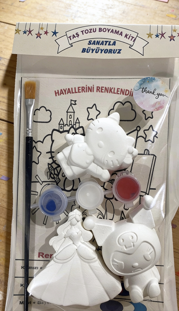Taş tozu boyama kiti