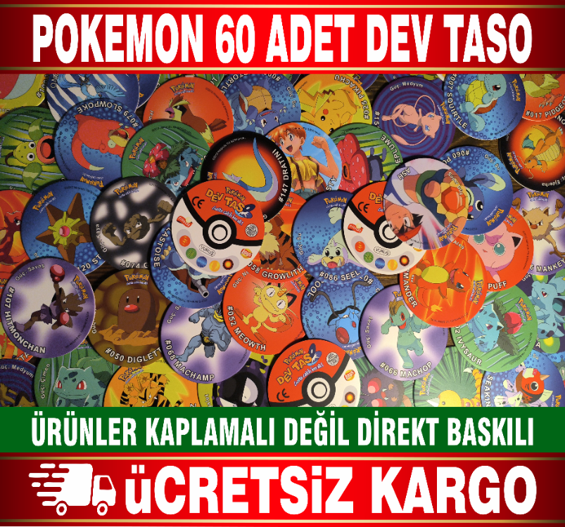 POKEMON DEV TASO 60 ADET
