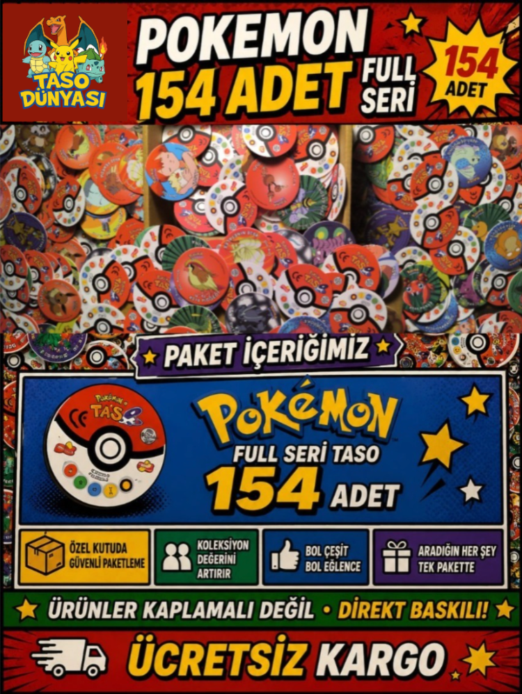 POKEMON FULL TASO 154 ADET