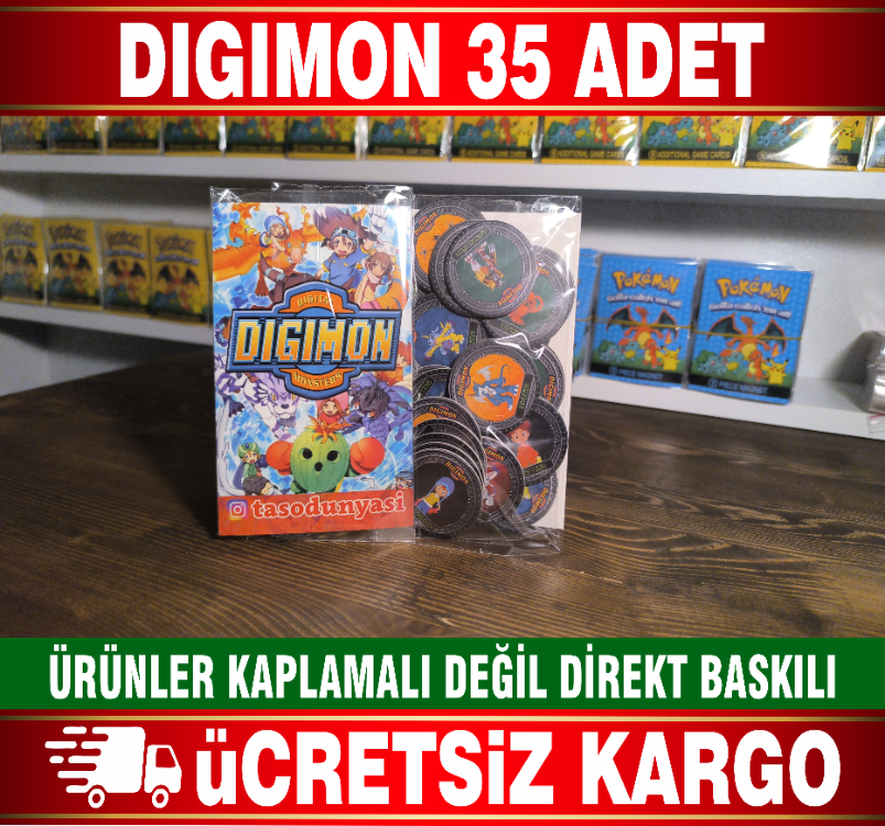 DIGIMON TASO 35 ADET