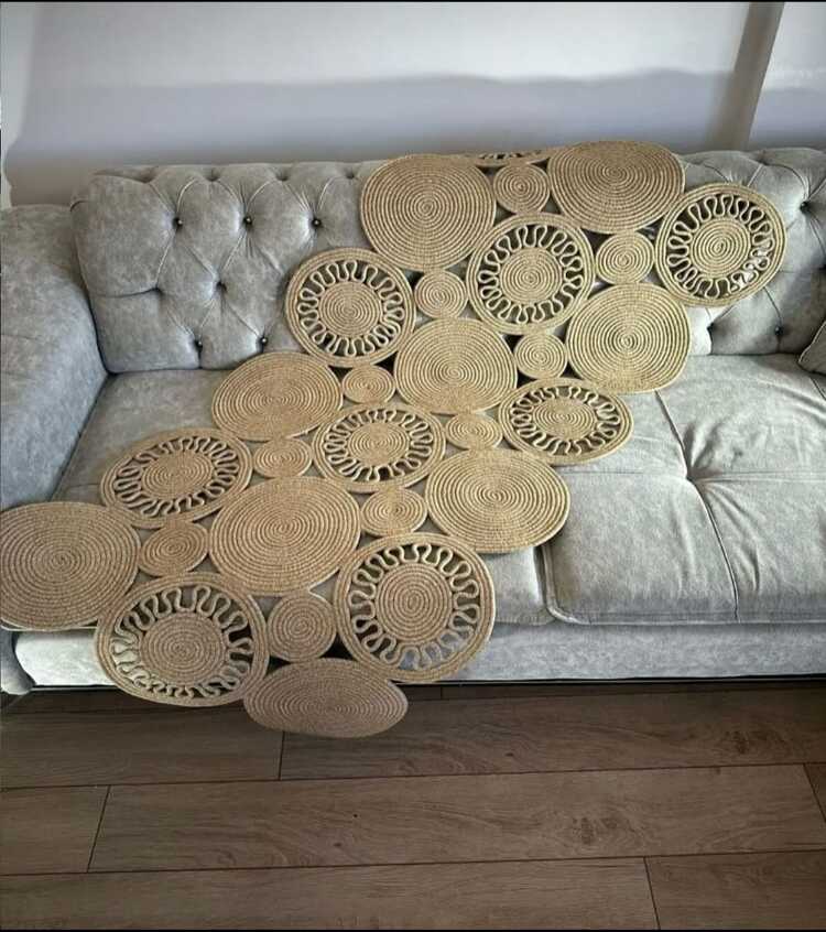 JÜT HASIR GÖRÜNÜMLÜ KİLİM
