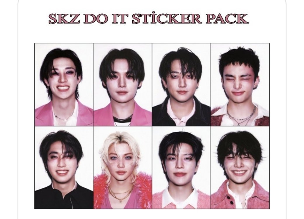 stray kids do it sticker pack