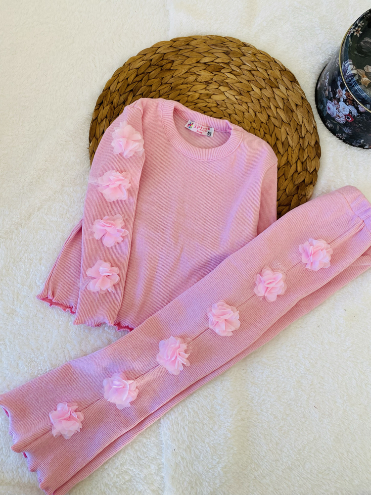 Kaşkorse takım güllü /Pembe