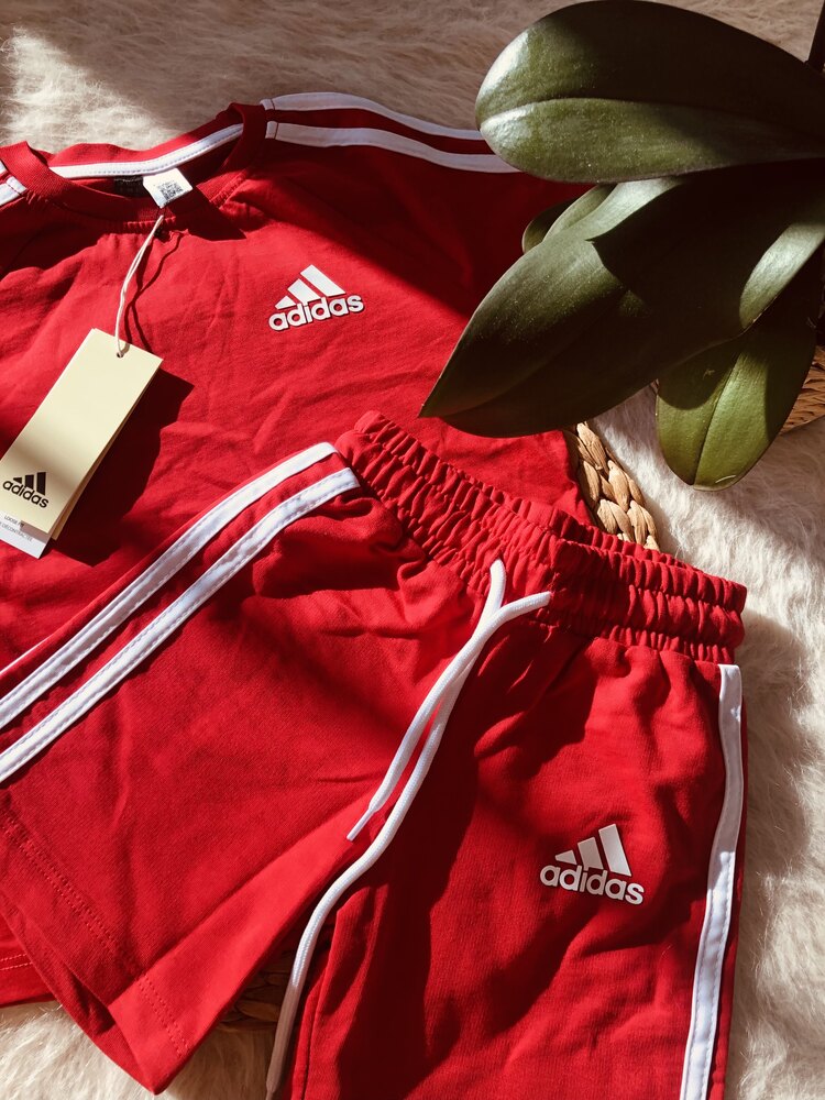 unisex Adidas şortlu takım