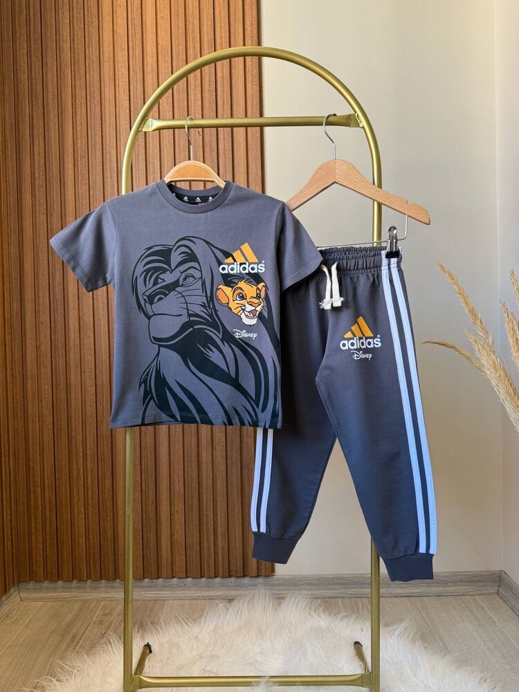 Adidas yazlık erkek takım siyah