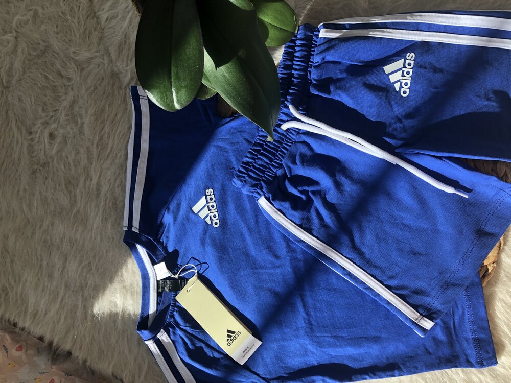Unisex Adidas şortlu takım 