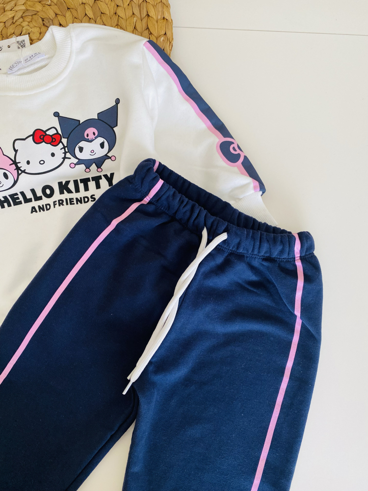 Kız çocuk karakter takım Kuromi/ Hello kitty