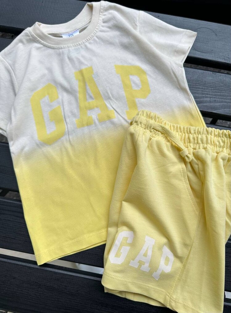 Gap sarı takım unisex 